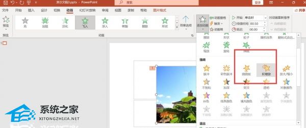 PPT如何把图片动画设置为进入旋转？PPT图片动画设置为进入旋转的方法