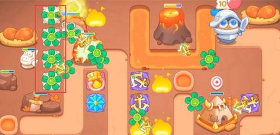 保卫萝卜4饿龙传说第28关怎么过？饿龙传说第28关通关流程图解