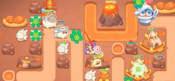 保卫萝卜4饿龙传说第28关怎么过？饿龙传说第28关通关流程图解