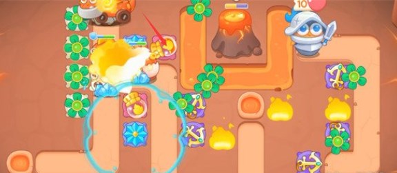 保卫萝卜4饿龙传说第28关怎么过？饿龙传说第28关通关流程图解