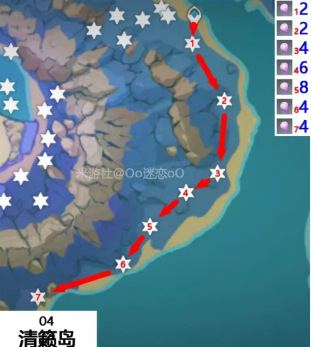 原神天云草实采集路线图_原神天云草实位置及获取方法