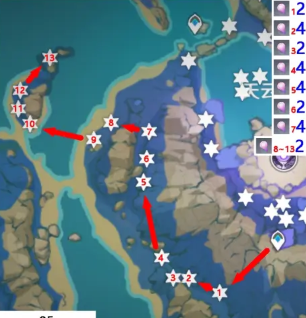 原神天云草实采集路线图_原神天云草实位置及获取方法