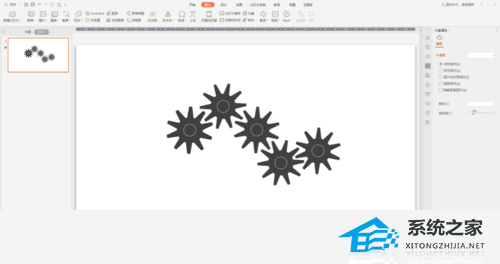 PPT如何制作齿轮传动效果动画？PPT制作齿轮的动画教程