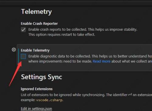 Vscode关闭遥测方法教程