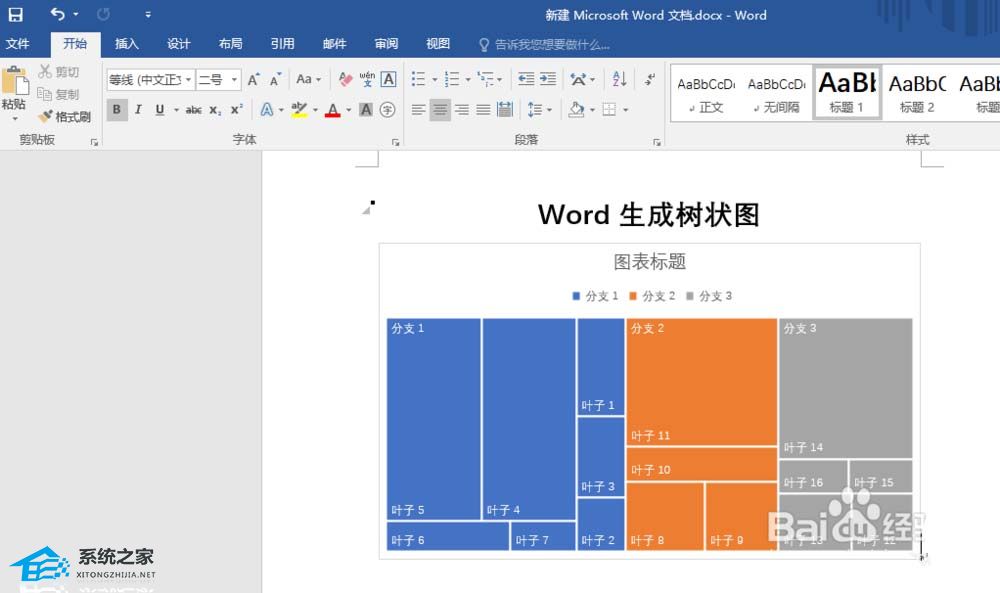 Word怎么快速生成树状图？Word快速生成树状图的方法