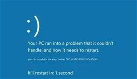 Win10电脑蓝屏笑脸提示重启原因怎么解决？