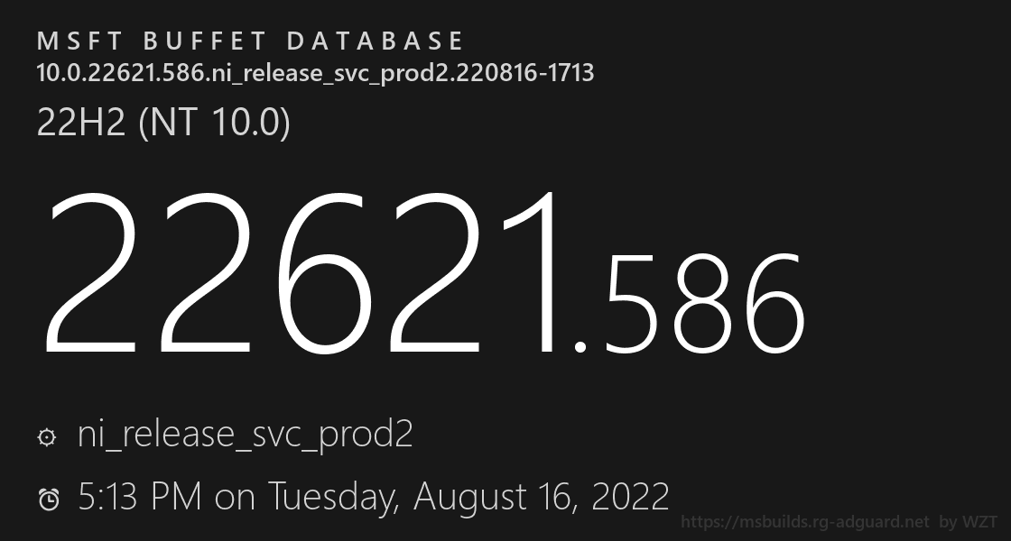 微软Win11最新Beta预览版补丁KB5016701来了！版本号为22621.586/22622.586