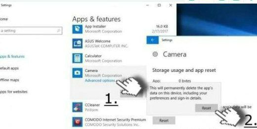 Win10电脑相机出现错误0xa00f4271怎么解决？