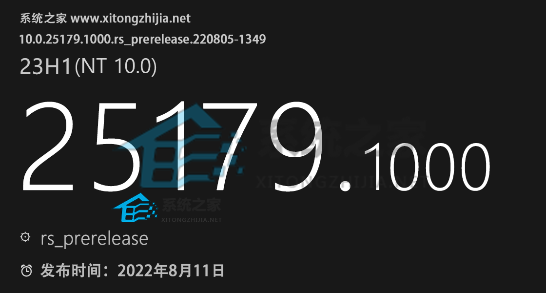 微软Windows11 Insider Preview 25179.1000(rs_prerelease)Dev预览版发布！