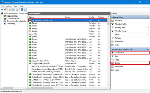 Win10怎么关闭防火墙端口？Win10关闭防火墙端口方法