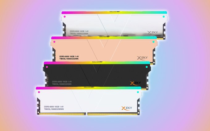 V-color 推出 Manta XSky DDR5-6600 CL32 内存 32GB 现价 399 美元