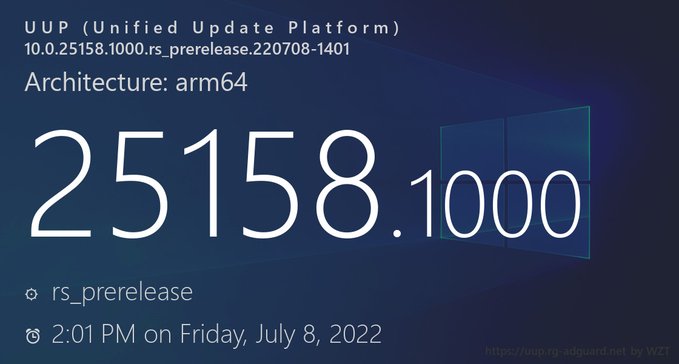 Win11 Dev预览版25158_Windows11 Insider Preview Build 25158官方ISO镜像免费下载