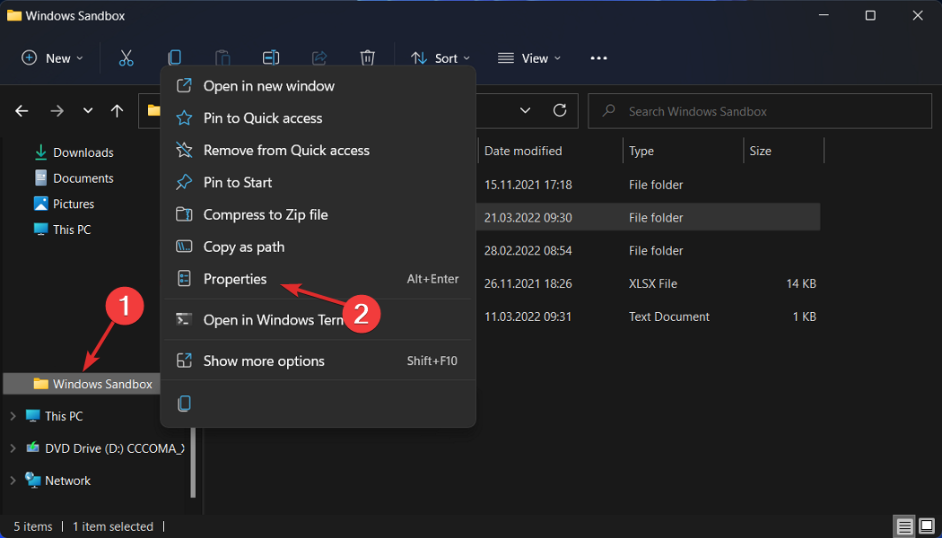 windows沙盒无法初始化错误代码0x800700ff的解决方法