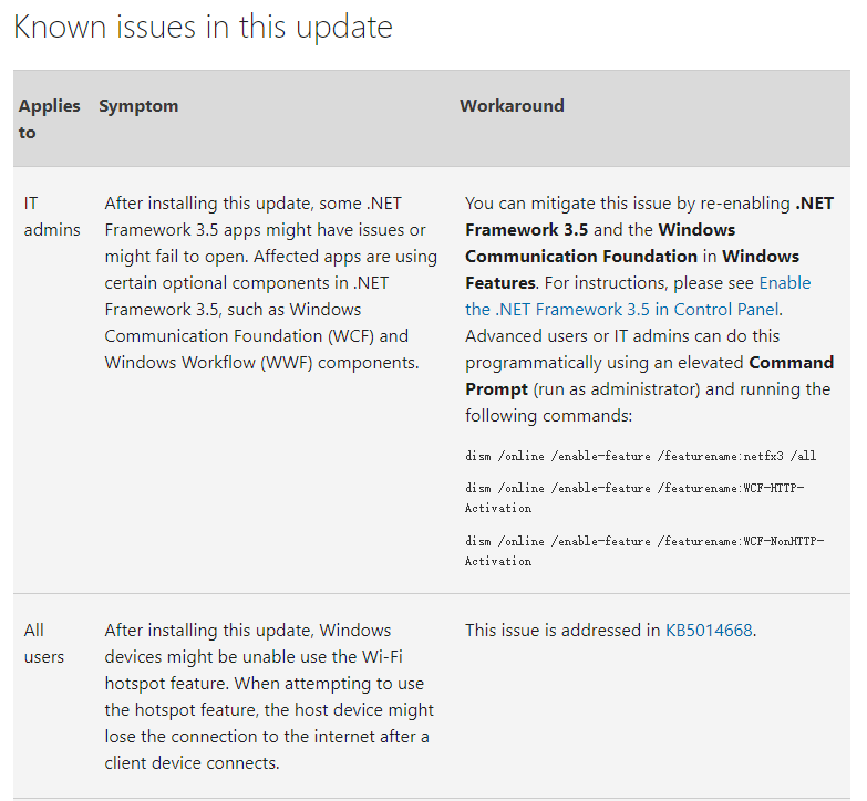 微软修复Win11 Wi-Fi热点问题：需更新解决