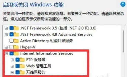 Win11的IIS管理器怎么打开？Win11启用IIS管理器的图文教程