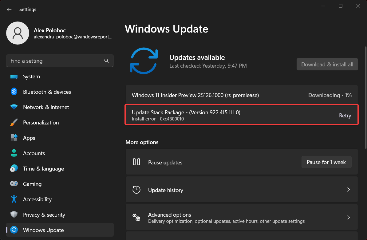 Win11更新失败  kb5007651安装错误 - 0x80070643的解决方法