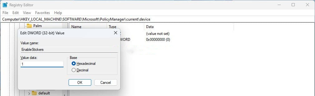 Win11系统怎么启用或禁用桌面贴纸功能？