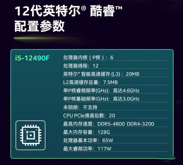i5-12490F性价比怎么样？