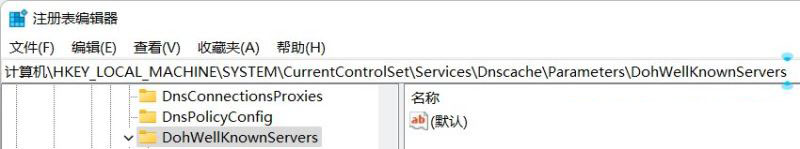 Win11首选的DNS加密无法选择怎么解决？