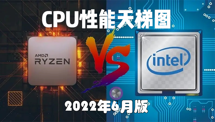 cpu天梯图2022年6月 cpu性能天梯图2022最新高清完整版
