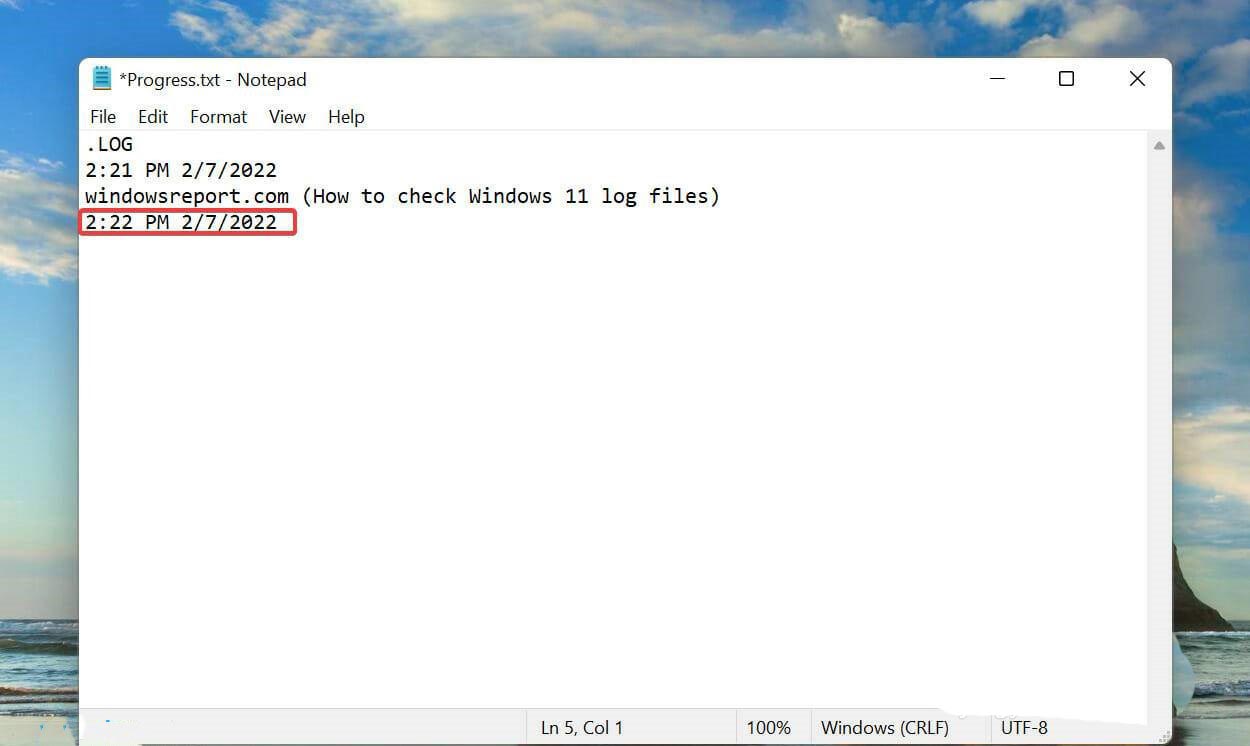 Win11系统记事本怎么显示修改时间？