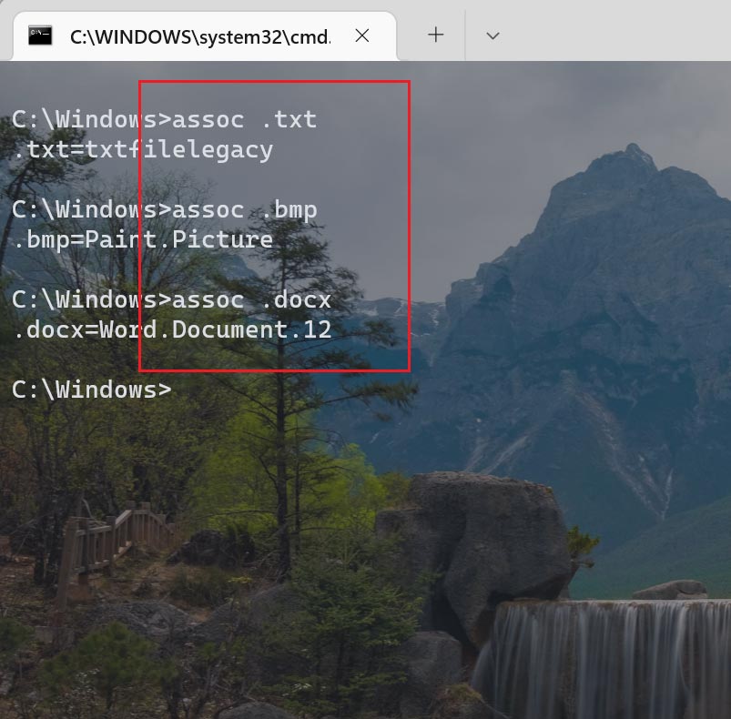 怎么用Cmd命令行查看文件关联？Win11用Cmd命令行查看共享文件夹技巧
