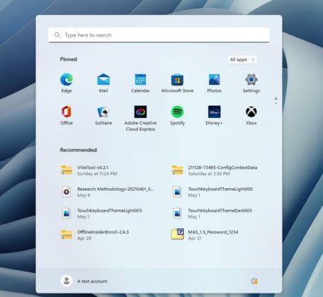 微软最新Win11 22H2开始菜单：新增新布局、文件夹支持等