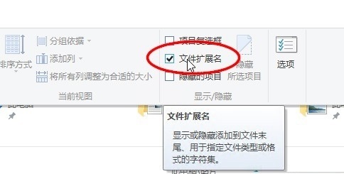 Win10电脑不显示后缀名无法直接改图片格式怎么办？