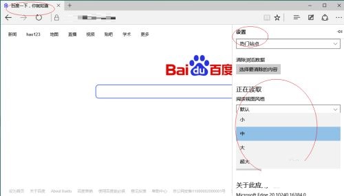 Microsoft Edge浏览器如何设置阅读视图字号？Microsoft Edge设置阅读字号