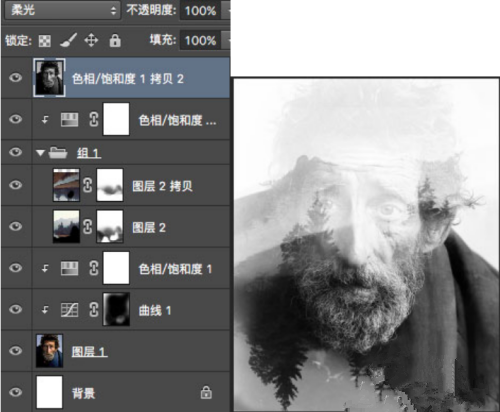 Ps如何制作人物双重曝光摄影照片