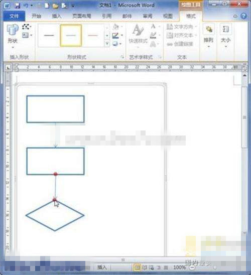 Word画工作流程图方法