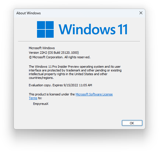 微软Win11 Insider Preview 25120.1000 (ni_release)预览版发布！(附更新内容)