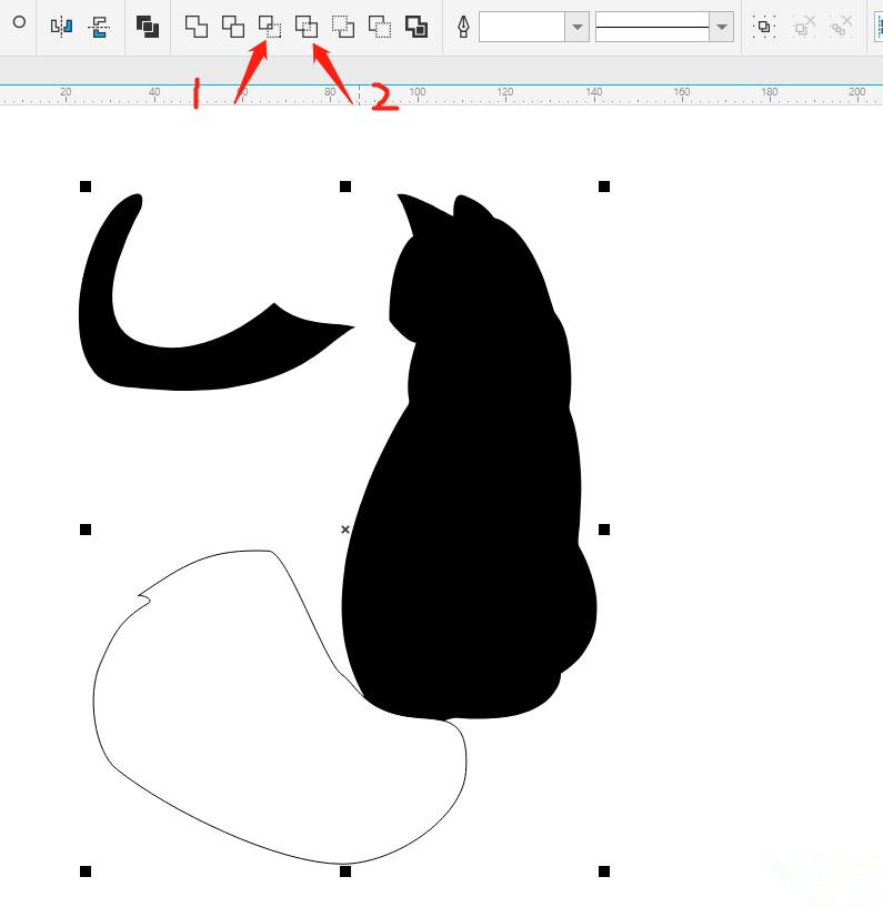 如何使用CorelDRAW制作剪影文字？制作剪影文字方法