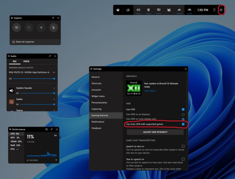 微软Win11发布了新的 Auto HDR 功能，支持多个自动 HDR 新功能！