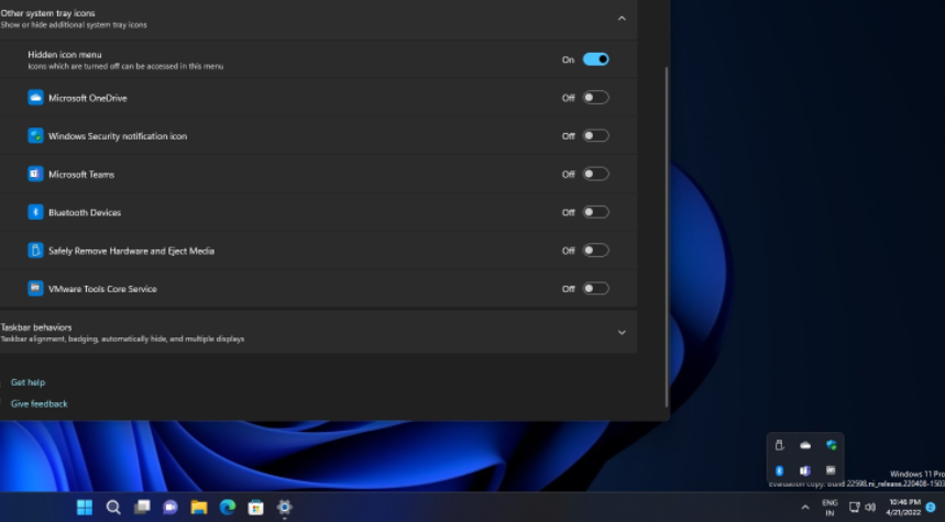 Win11 极简任务栏上手！以牺牲功能为代价提供更干净的任务栏
