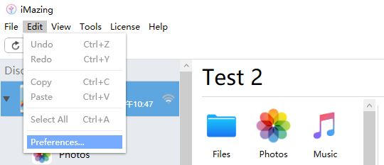 苹果电脑imazing怎么中文