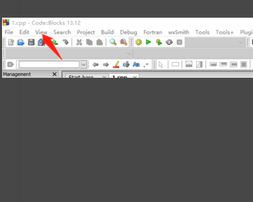codeblocks底下的框怎么打开
