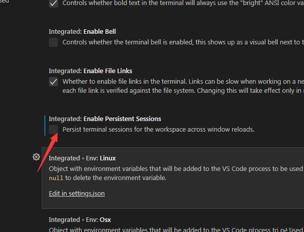  vscode开启持久会话的技巧