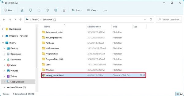 抛弃三方软件！教你在Win11上直接查看笔记本电池损耗和健康度