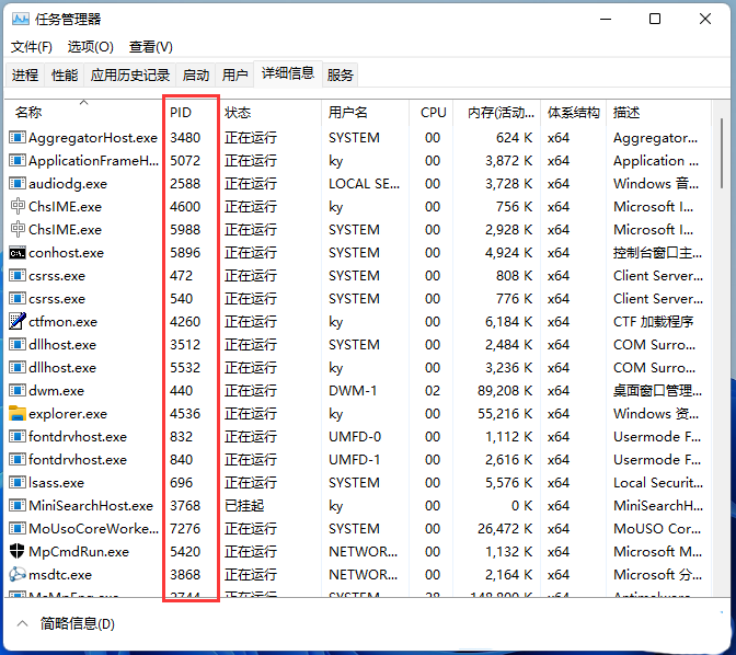 Win11查看端口是否占用方法