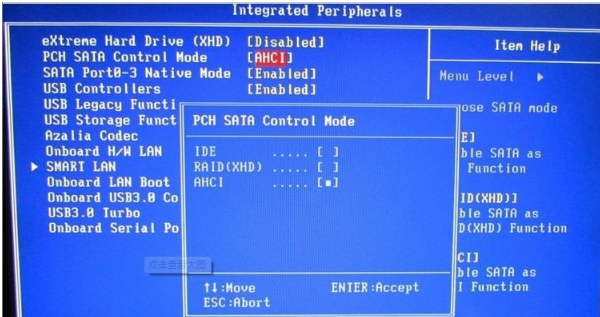 ahci模式在哪里设置