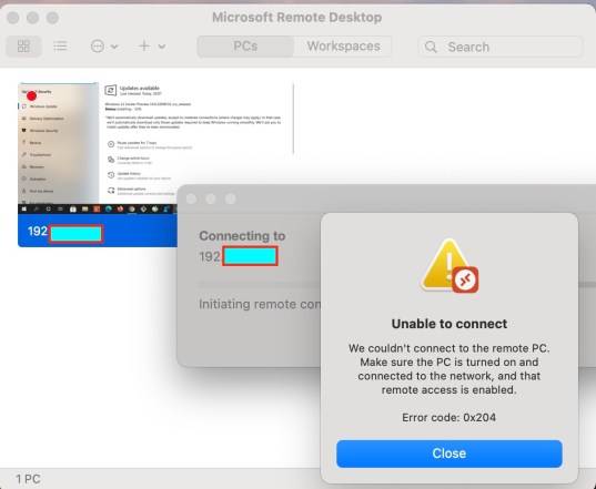 Win11远程桌面错误代码0x204怎么解决？