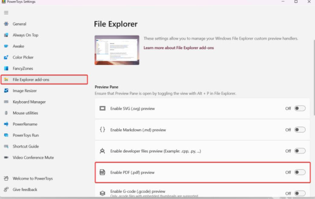 Win11/10 PowerToys 可导致 Outlook PDF 文件预览出问题（附解决方法）