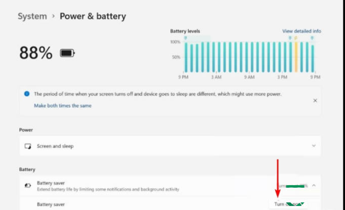 Win11笔记本耗电太快怎么解决？