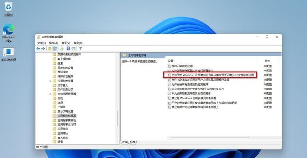 Win11系统怎么启用开发人员模式？