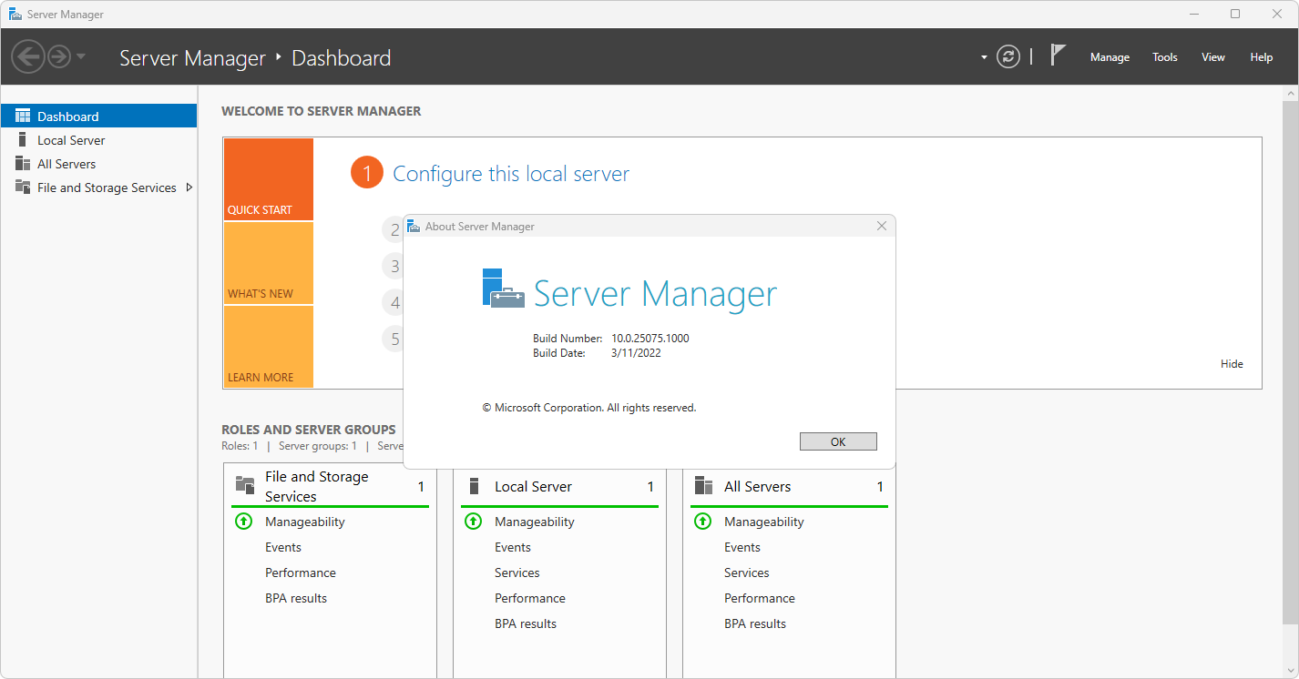 微软最新Windows Server Build 25075预览版发布！