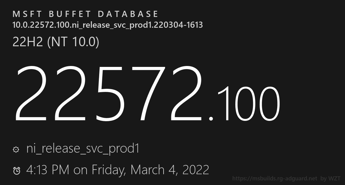 微软Win11 Dev Build 22572.201 (ni_release) 预览版发布！