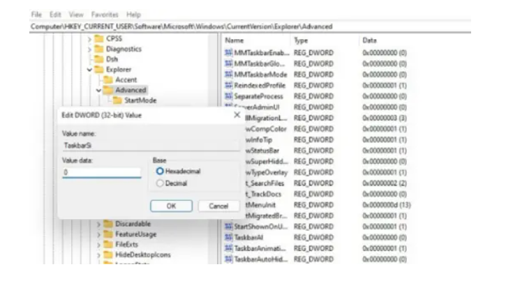 Win11系统任务栏图标大小怎么调整？