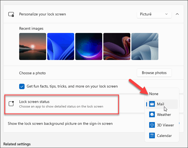 Win11怎么设置锁屏壁纸？Win11设置锁屏壁纸方法’