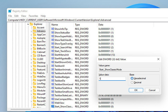 Win11开始菜单怎么改成经典模式？Win11如何设置成传统菜单？